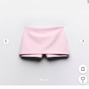 ZARA Elegant Pink Women's Skort